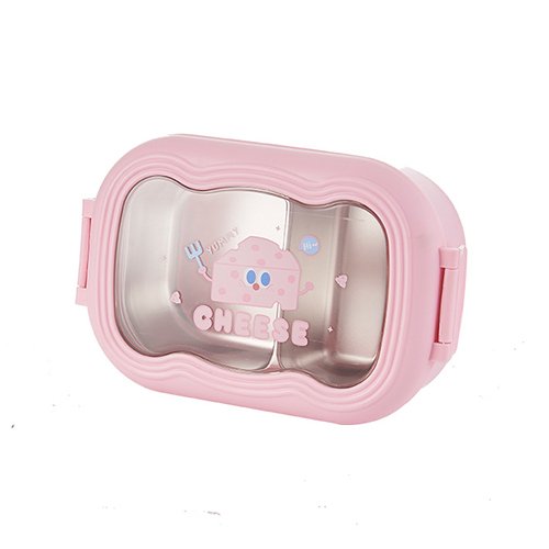 metal lunch box with compartments